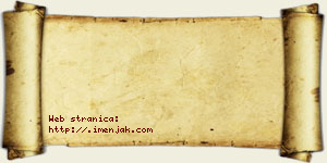 Dimitrije Kočić vizit kartica